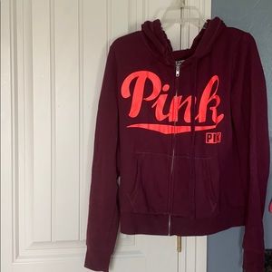 Pink size large hoodie